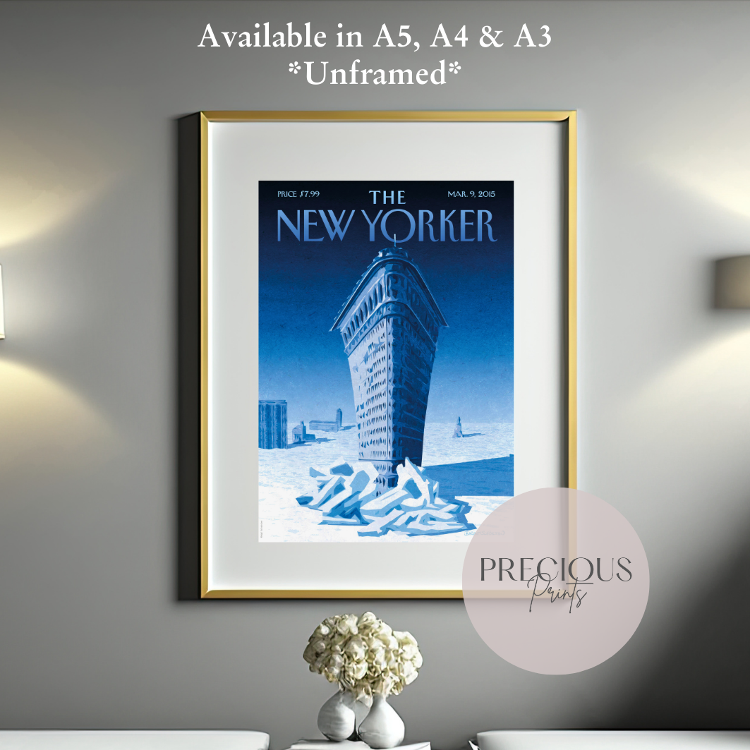 The New Yorker 9 March 2015 Vintage Classic Wall Art Unframed Birgit Schossow