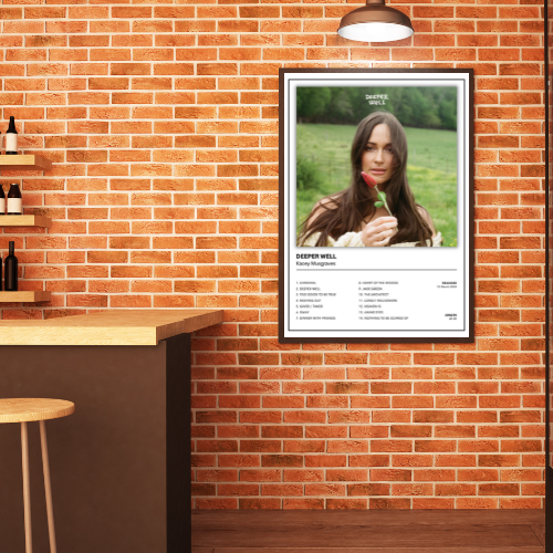 Kacey Musgraves Deeper Well Album Cover Poster / Music Gift A5 A4 A3