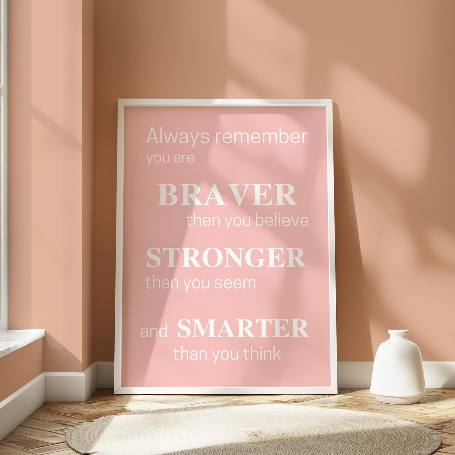 Set of 3 Girls Tweens Affirmation print A5 A4 A3 Unframed Floral Pretty