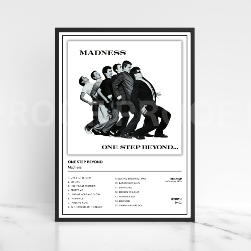 Madness - One Step Beyond Album Cover Poster A5 A4 A3