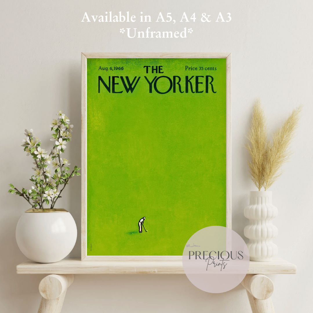 The New Yorker 6 August 1966 Print Vintage Wall Art / Abe Birnbaum