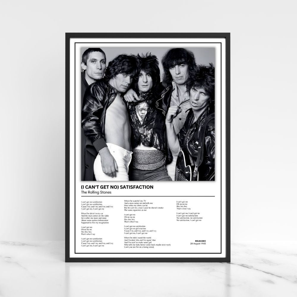 The Rolling Stones Music Album Single Cover Poster / Music Gift A5 A4 A3