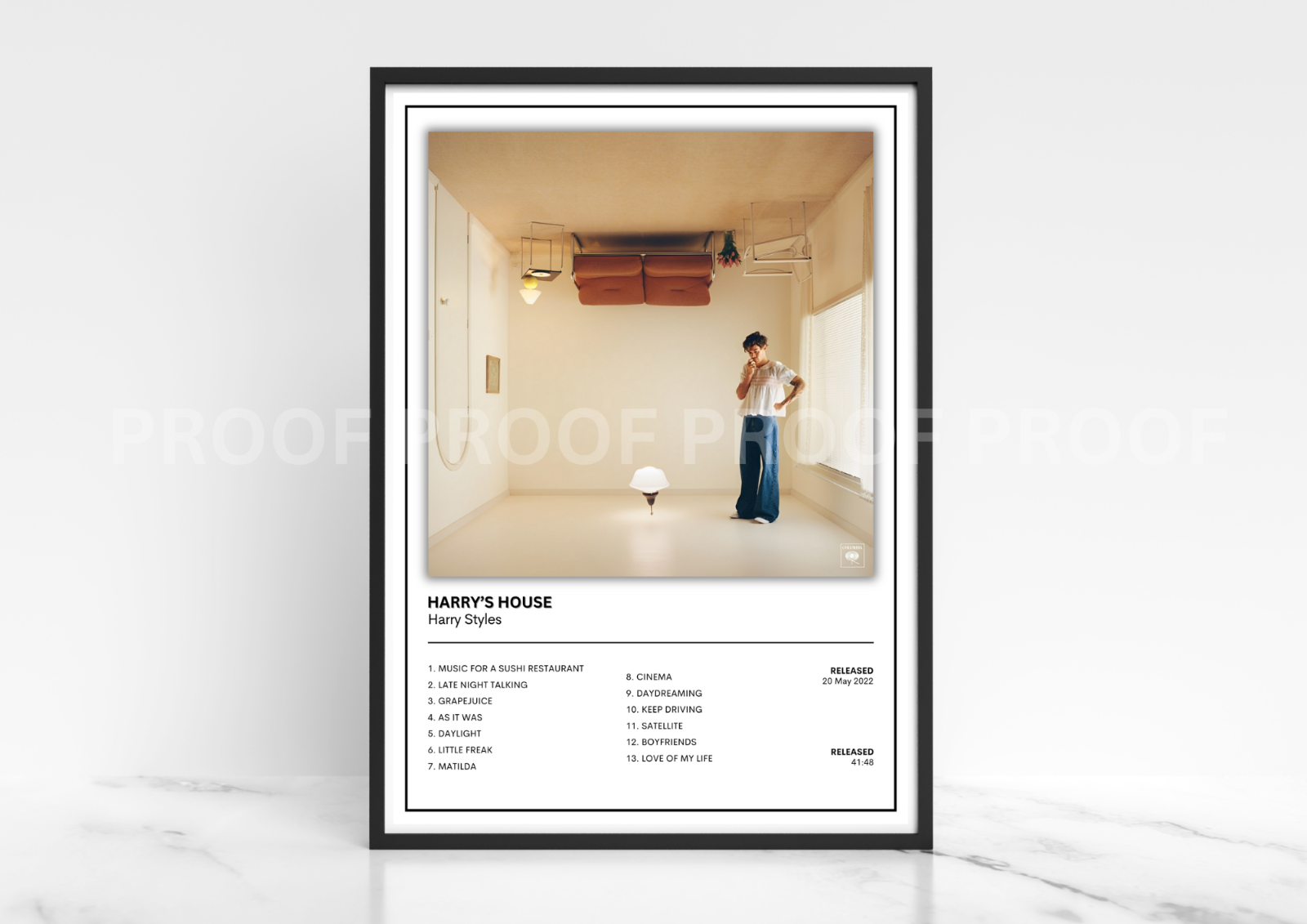 Harry Styles - Harry's House Album Singles Cover Poster Music Gift A3 A4 A5