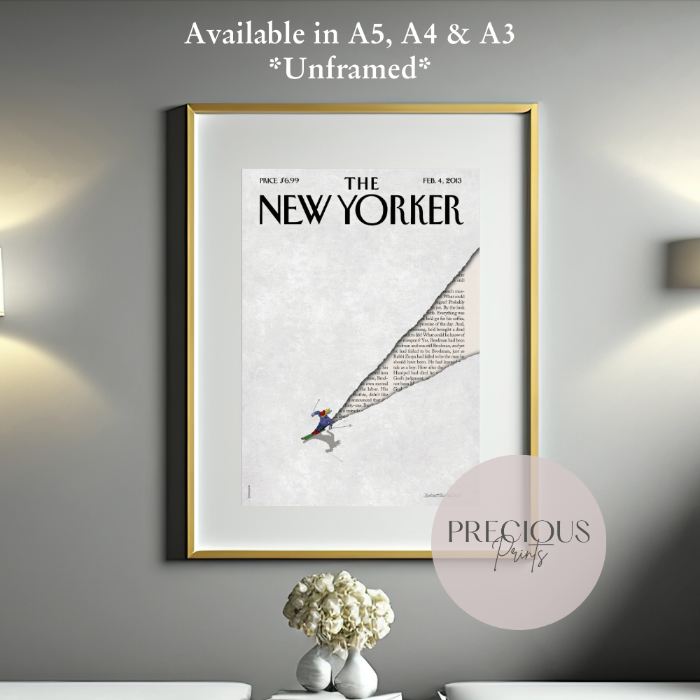 The New Yorker 4 February 2013 Vintage Classic Wall Art Unframed Birgit Schossow