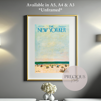 The New Yorker 29 July 1961 Print Vintage Wall Art / Abe Birnbaum