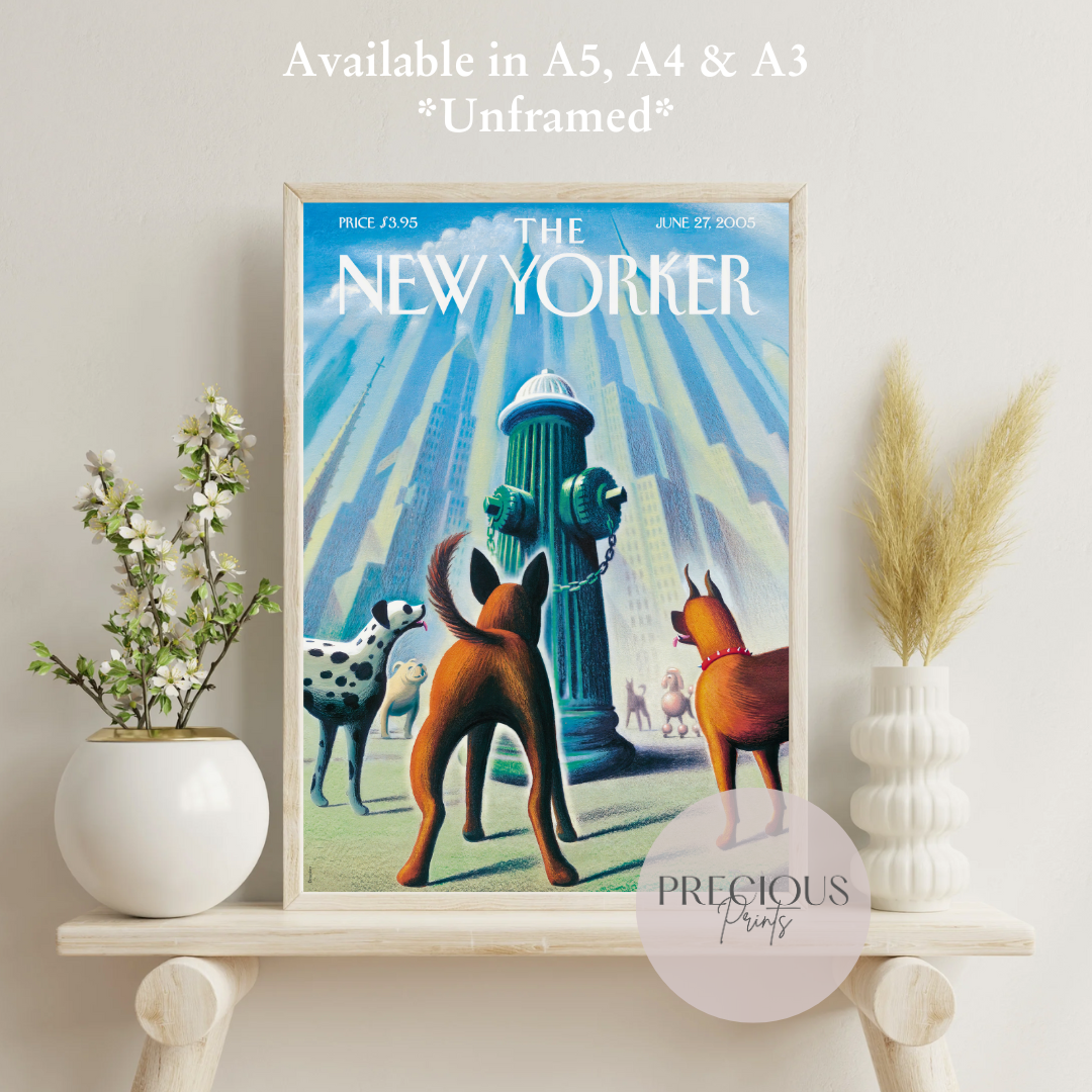The New Yorker 27 June 2005 Print / Vintage Classic Wall Art / Eric Drooker