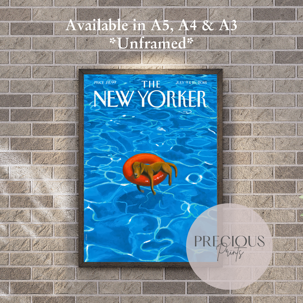 The New Yorker 9 & 16 2018 Vintage Classic Wall Art Unframed Mark Ulriksen