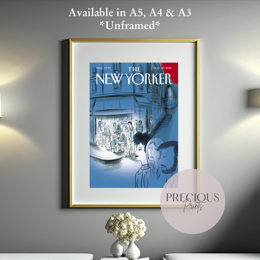 The New Yorker 30 November 2015 / Paris Nov 2015 / Vintage Art Charles Berbérian
