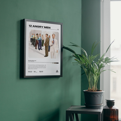 12 Angry Men Movie Poster A5 A4 A3 Unframed High Gloss Print