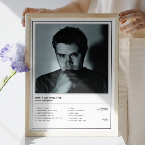 Daniel Bedingfield Gotta Get Thru This Album Cover Music Poster /  A5 A4 A3