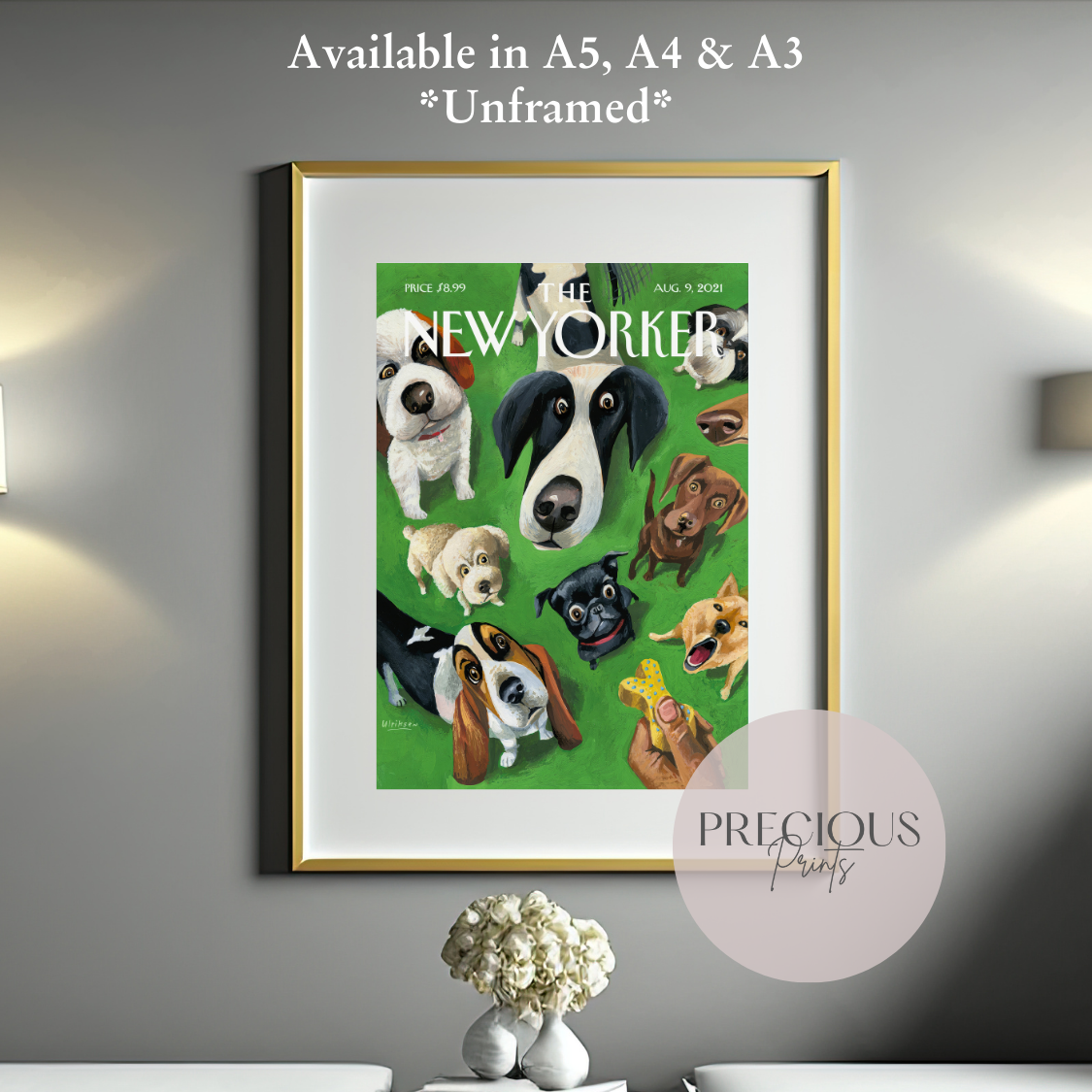 The New Yorker 9 August 2021 Vintage Classic Wall Art Unframed Mark Ulriksen