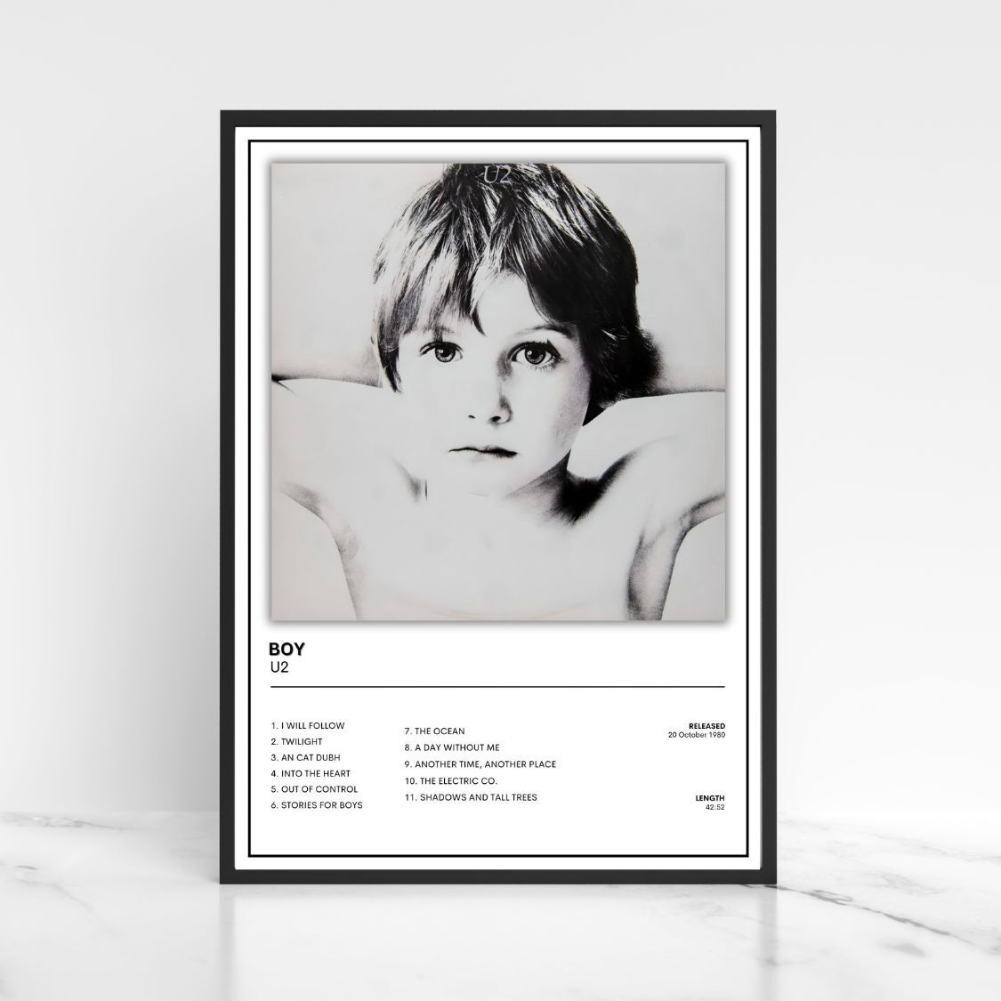 U2 Album Poster Full Collection A5 A4 A3 Unframed