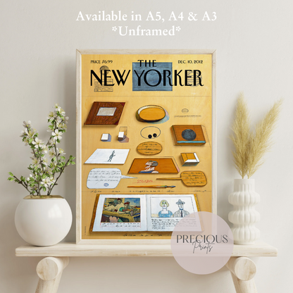 The New Yorker 5 January 1976 Print Vintage Wall Art Saul Steinberg