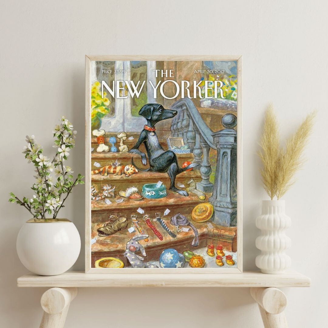 The New Yorker Poster 30 April 2012  Wall Art Unframed / Peter De Seve