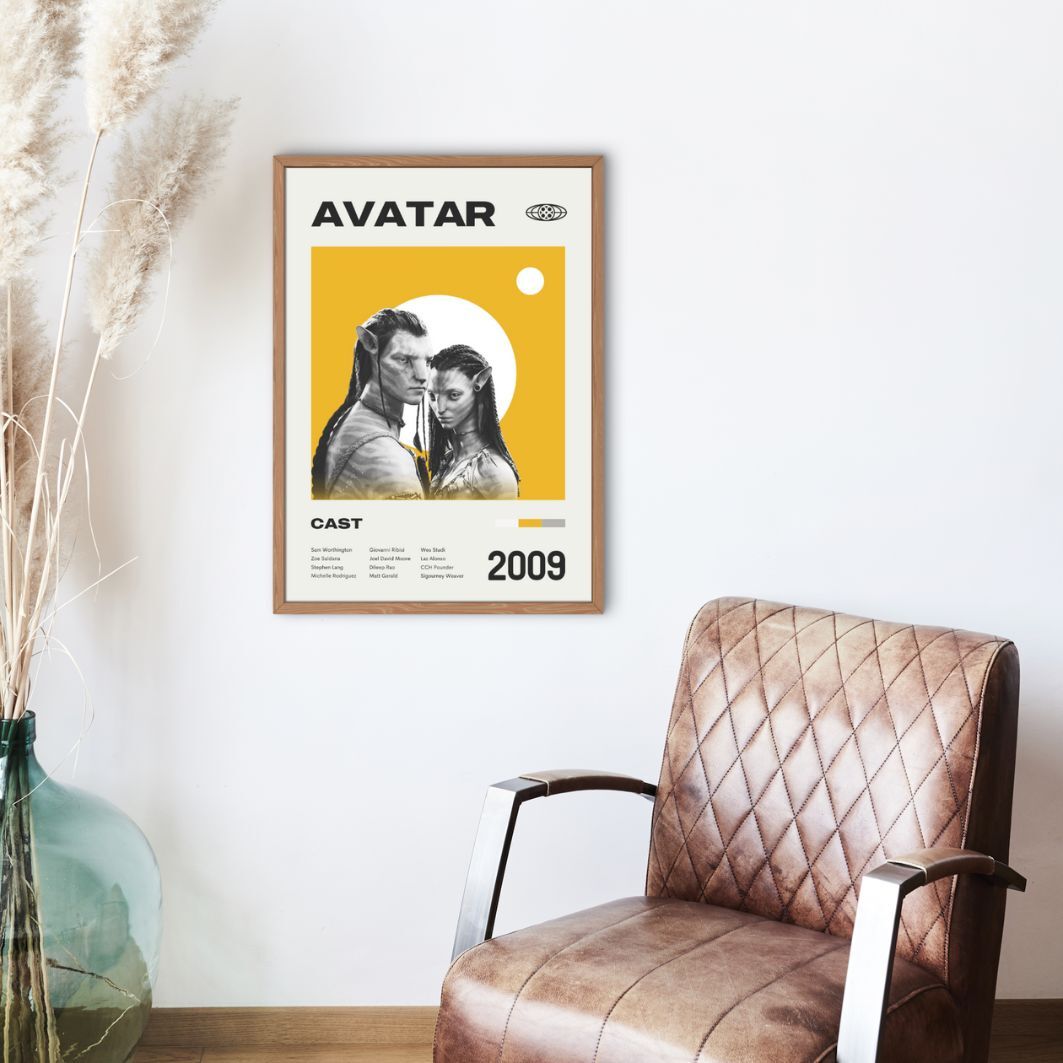 Avatar 2009 Minimalist Art Movie Poster Print Unframed A5 A4 A3
