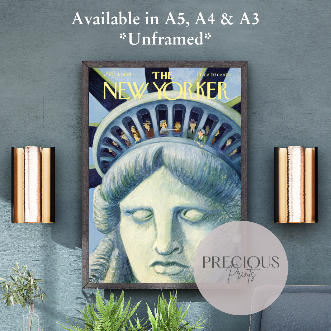 The New Yorker 3 July 1954 Print Vintage Wall Art / Charles E. Martin