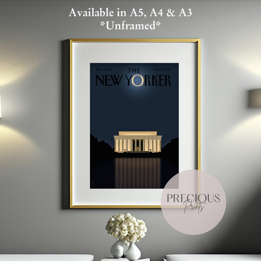 The New Yorker 17 November 2008 Vintage Classic Wall Art Unframed / Bob Staake