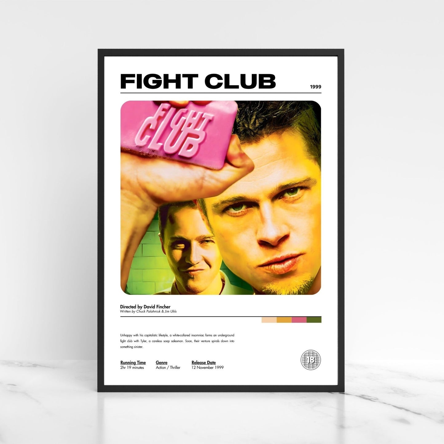 Fight Club Poster A5 A4 A3 Unframed High Gloss Print