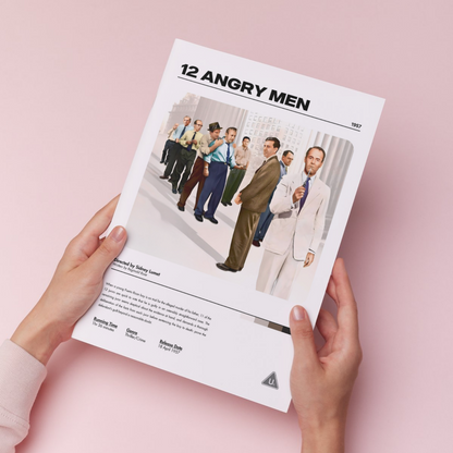 12 Angry Men Movie Poster A5 A4 A3 Unframed High Gloss Print