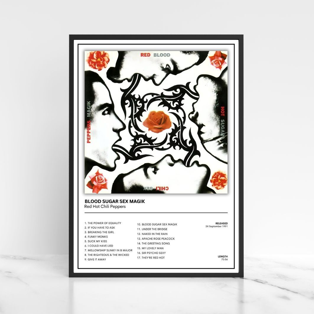 Red Hot Chilli Peppers Full Collection of Album Cover Posters A5 A4 A3