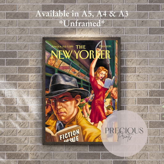 The New Yorker June 26 & July 3 1995 Print/ Artist Owen Smith / Vintage Wall Art