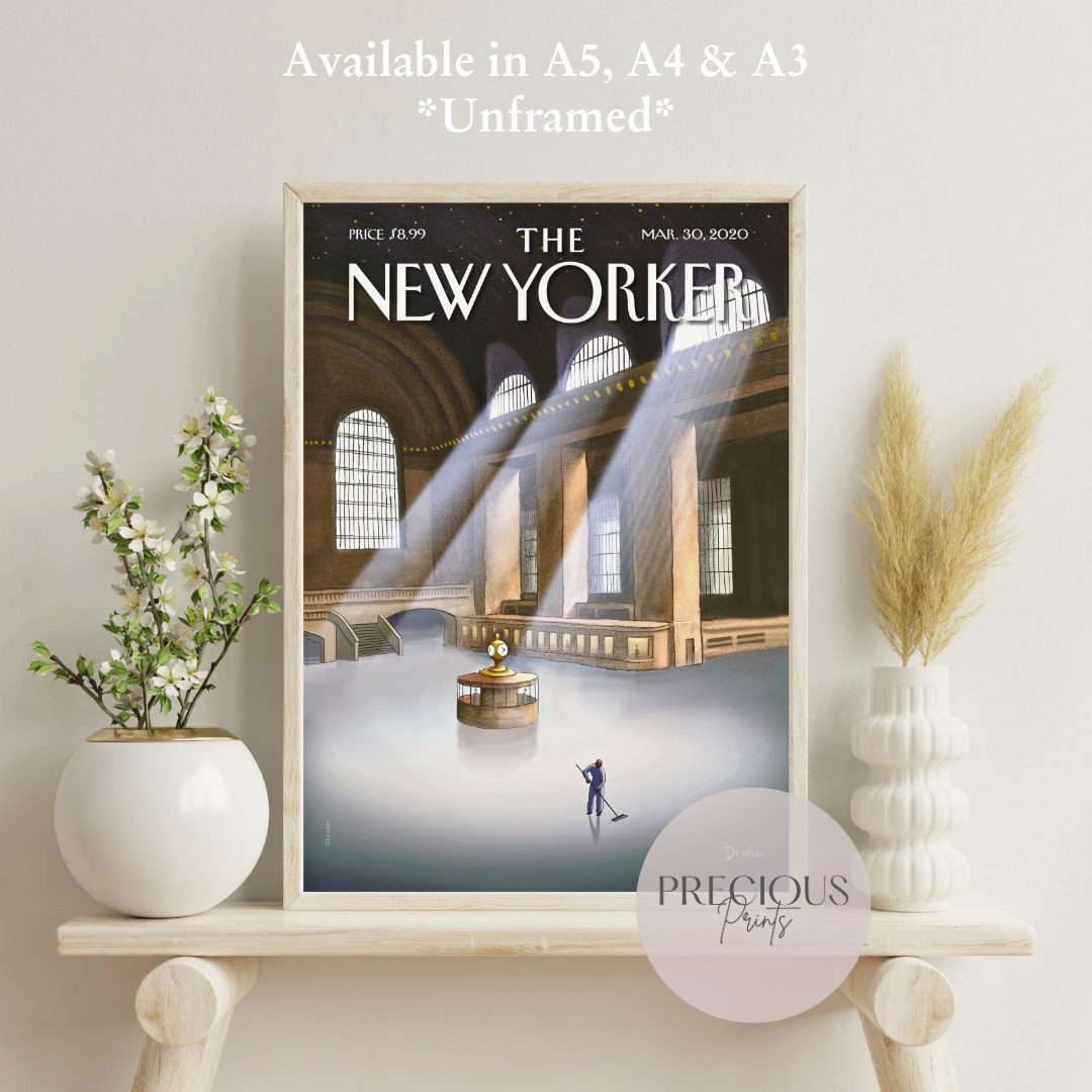 The New Yorker 30 March 2020 Print / Vintage Wall Art / Eric Drooker