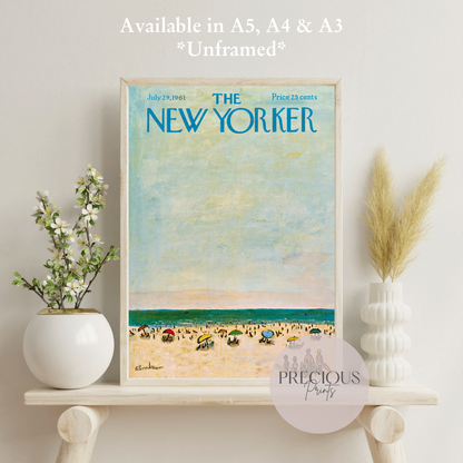 The New Yorker 29 July 1961 Print Vintage Wall Art / Abe Birnbaum