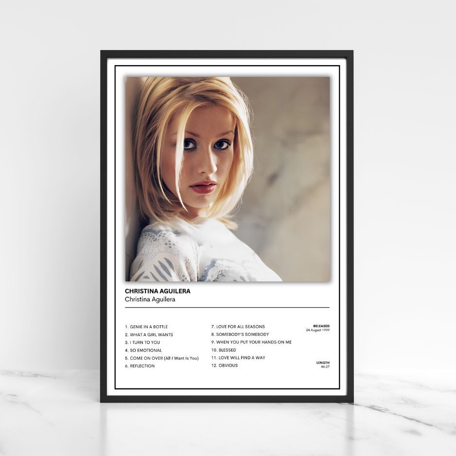 Christina Aguilera Music Album Cover Poster A3 A4 A5