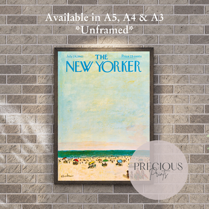 The New Yorker 29 July 1961 Print Vintage Wall Art / Abe Birnbaum