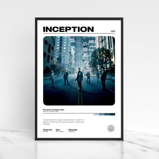Inception Movie Poster A5 A4 A3 Unframed High Gloss Print