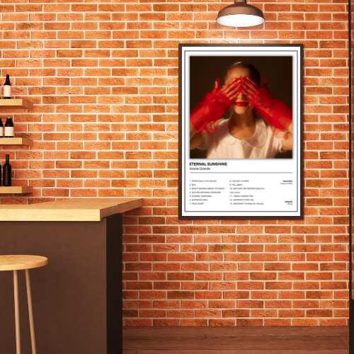 Ariana Grande Eternal Sunshine Album Cover Poster / Music Gift A5 A4 A3