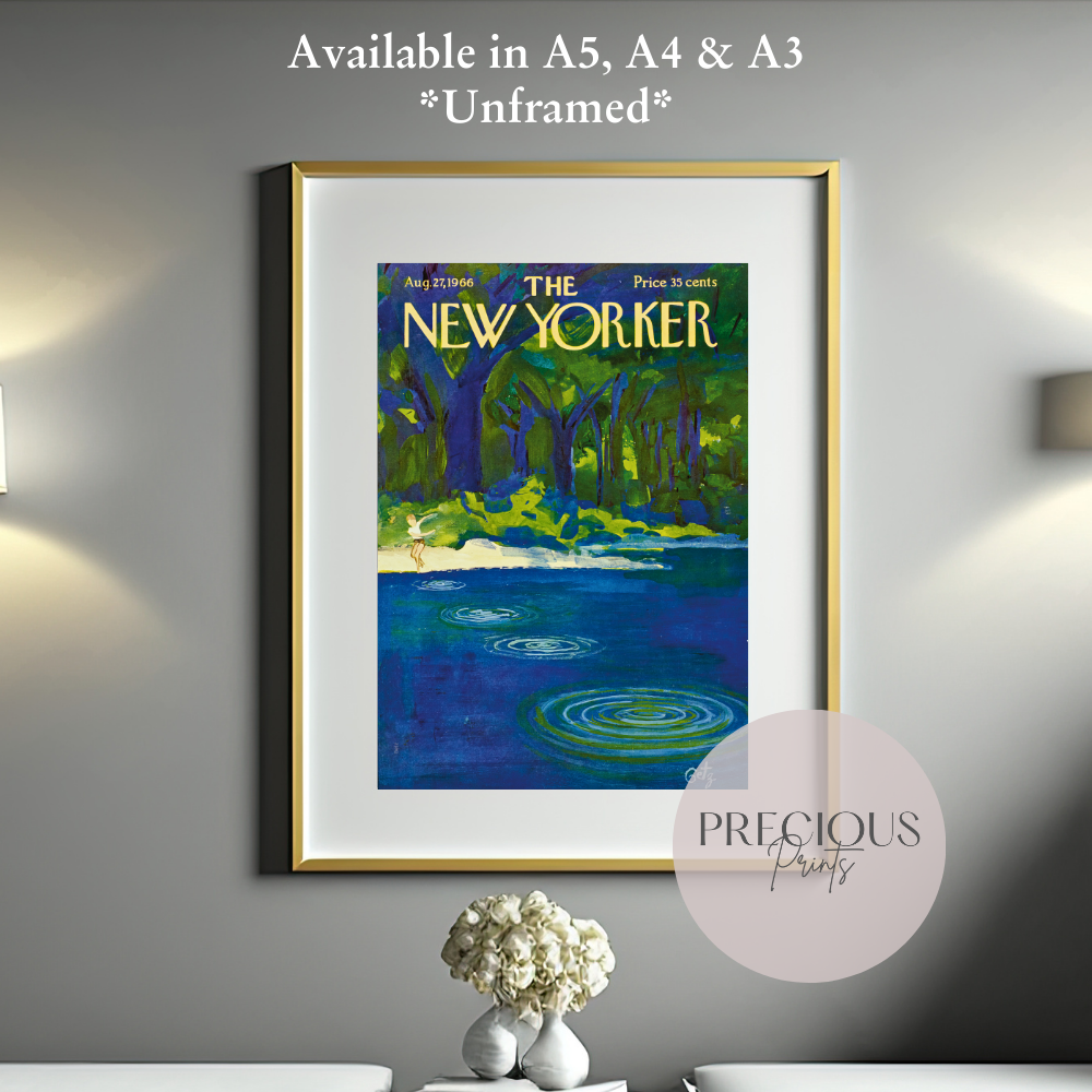The New Yorker 27 August 1966 Wall Art Print / Artist Arthur Getz