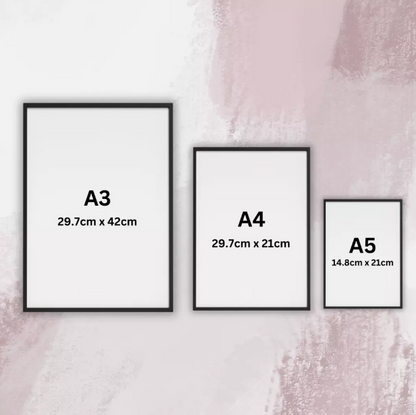 Set of 3 Pink Matisse Prints A5 A4 A3 Wall Art Gallery Decor