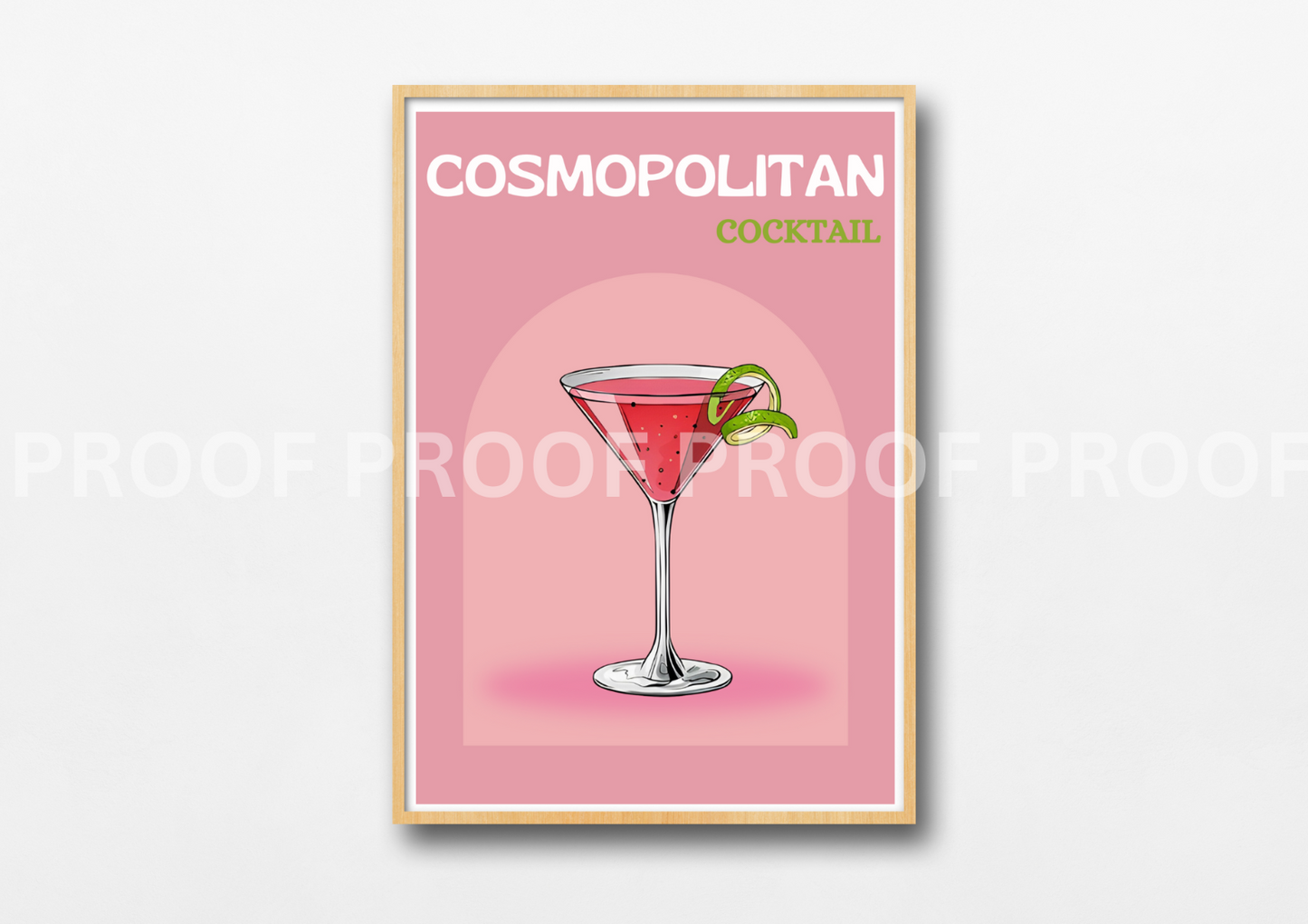 Colourful Cocktail Posters / Preppy Wall Art / A5 A4 A3 Unframed
