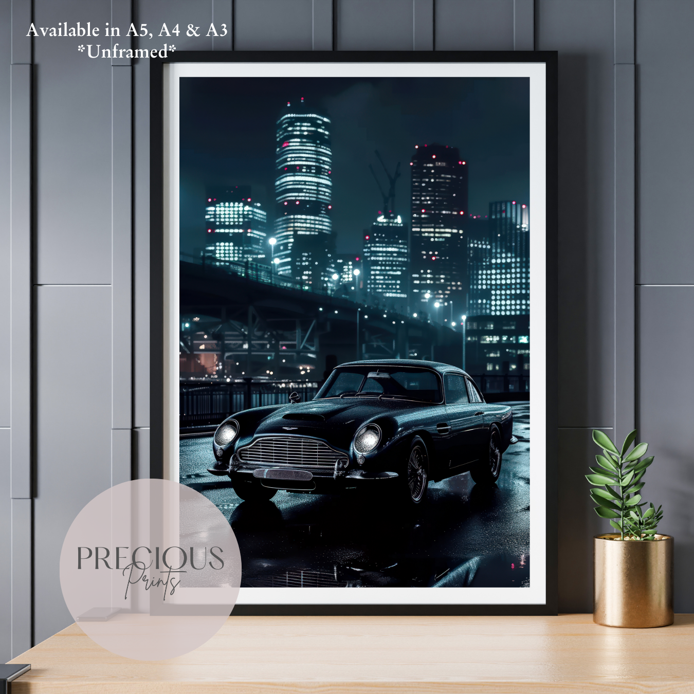 1969 Aston Martin Db6 Vintage Wall Art Print Poster / A5 A4 A3 Unframed