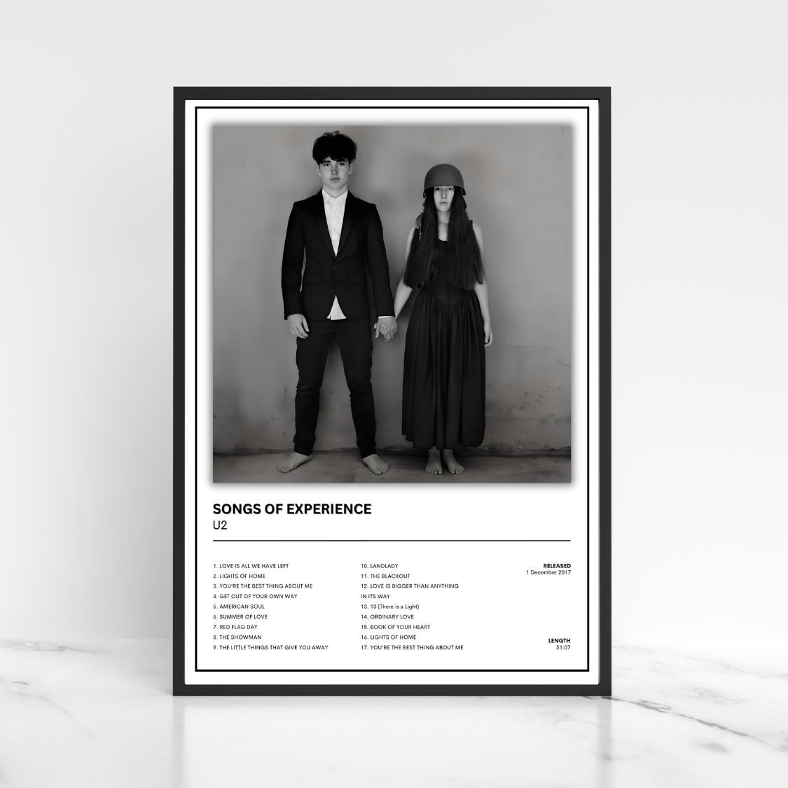 U2 Album Poster Full Collection A5 A4 A3 Unframed