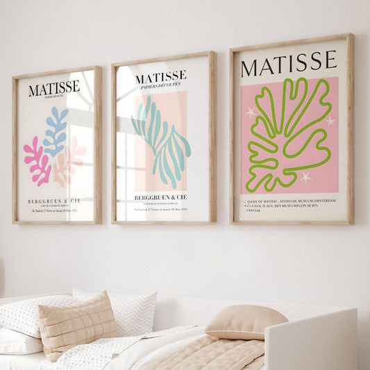 Set of 3 Matisse Pastel Prints