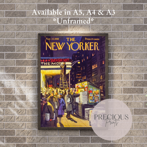 The New Yorker 22 November 1958 Wall Art Print / Artist Arthur Getz