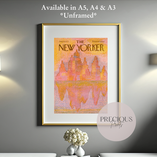 The New Yorker 18 August 1975 Vintage Classic Wall Art Unframed Eugene Mihaesco