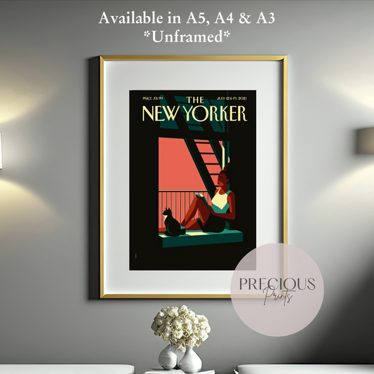 The New Yorker 12 & 19 July 2021 Print Vintage Wall Art / Malika Favre