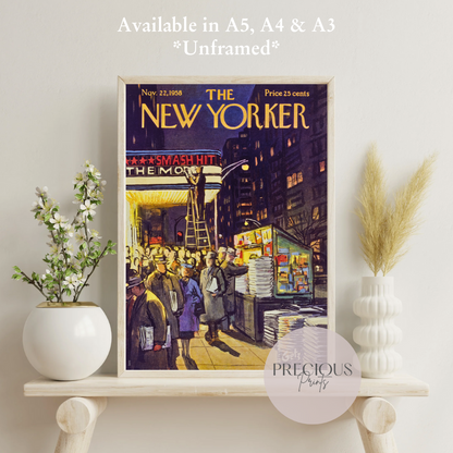 The New Yorker 22 November 1958 Wall Art Print / Artist Arthur Getz