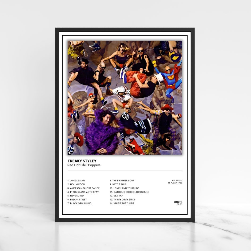 Red Hot Chilli Peppers Full Collection of Album Cover Posters A5 A4 A3