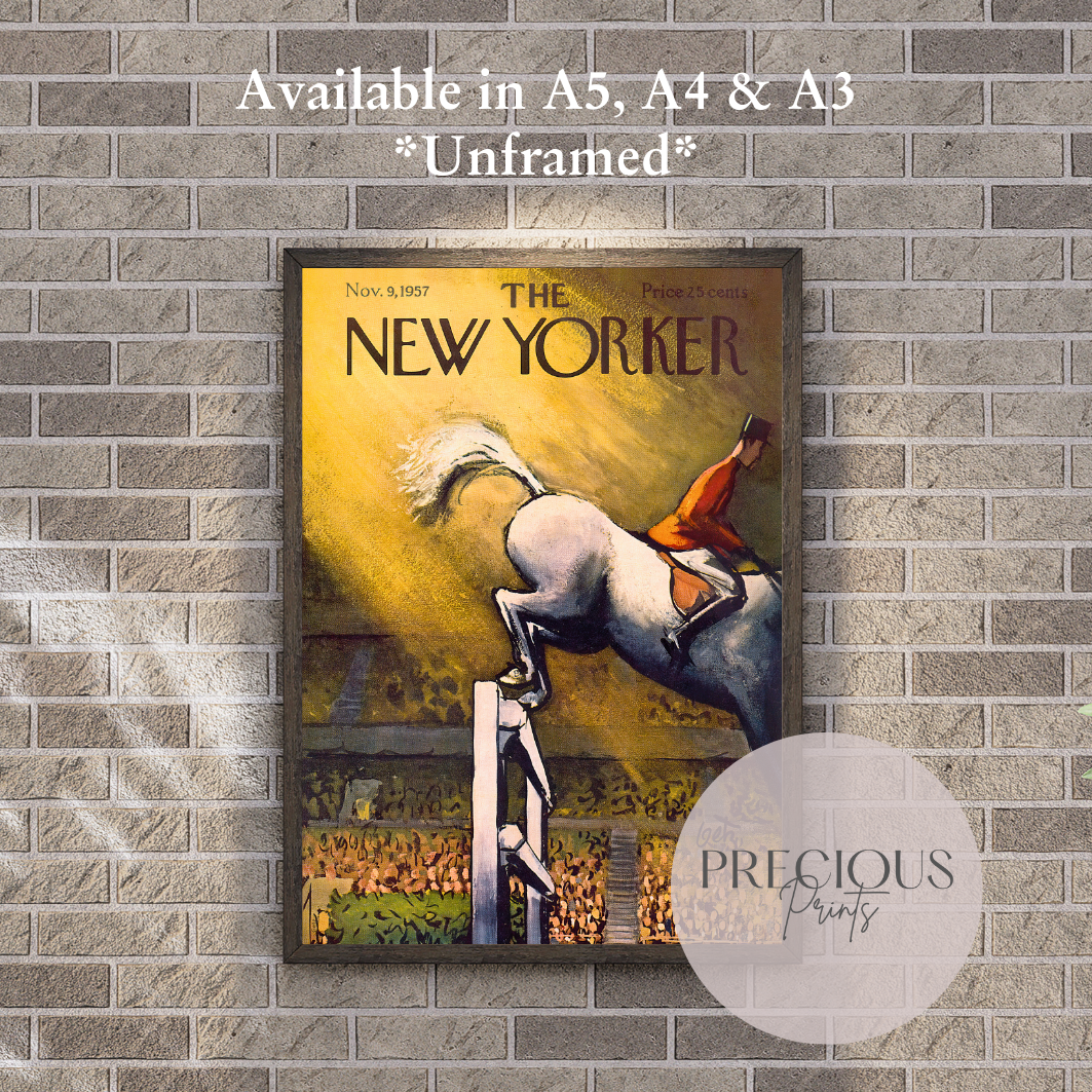The New Yorker 9 November 1957 Wall Art Print / Artist Arthur Getz