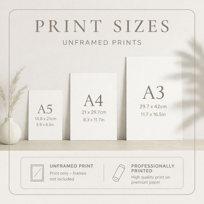 Blue Flower Market Wall Art Set | Botanical Floral Prints