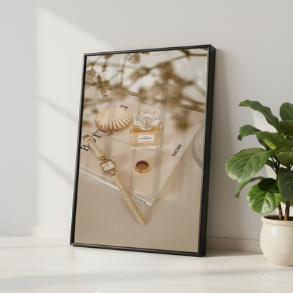 Chanel Flatlay Wall Art Print