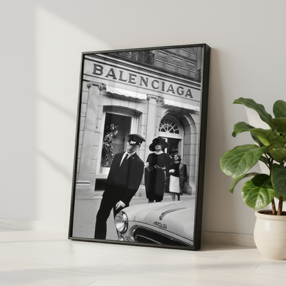 Balenciaga Store Front Print