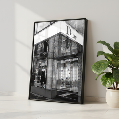 Dior Paris Storefront Art Print