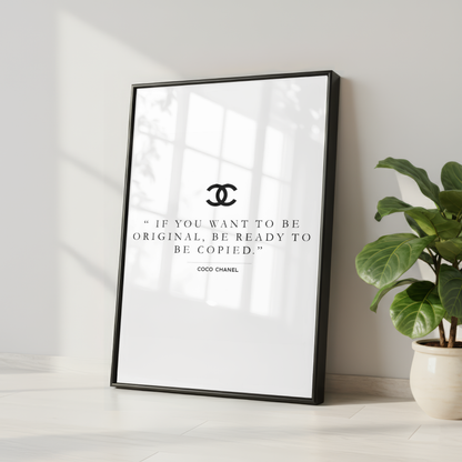 Coco Chanel Luxury Print