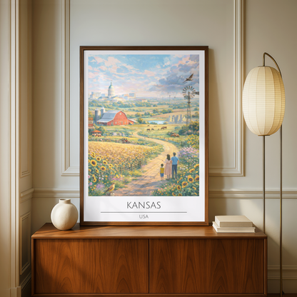 Kansas - USA Print