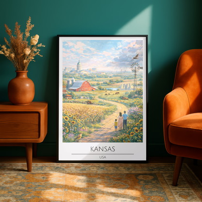 Kansas - USA Print